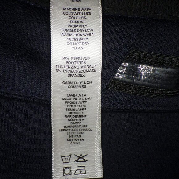 Du/er Duer Men's Slacks Dress Pant Navy Blue 32x32 Blue Straight Leg Casual NWOT - Picture 7 of 13